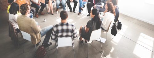 Business Team Seminar Corporate Strategy Concept