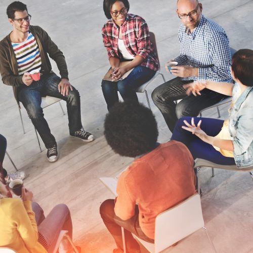 Meeting Brainstorming Sharing Meeting Seminar Concept